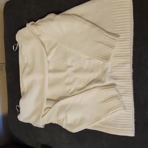 White Forever 21+ Cowl Sweater